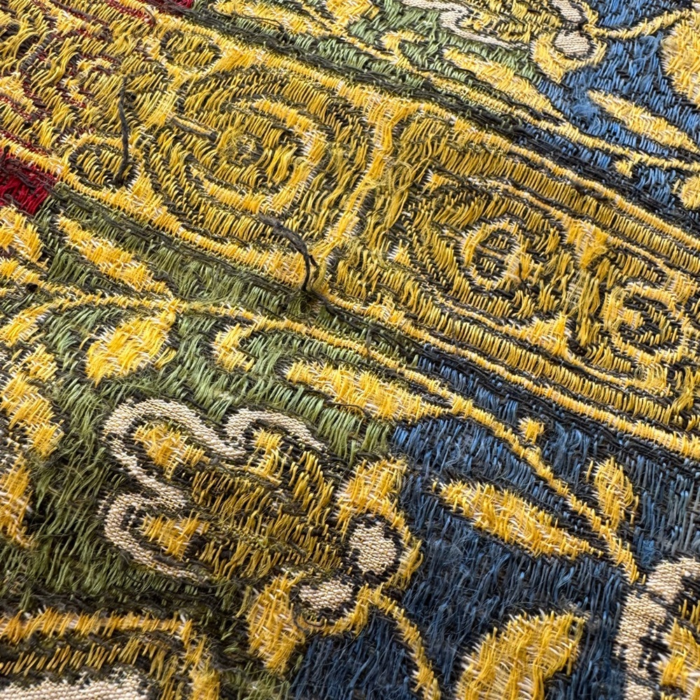 Spanish Granada craftsman woven tapestry textile